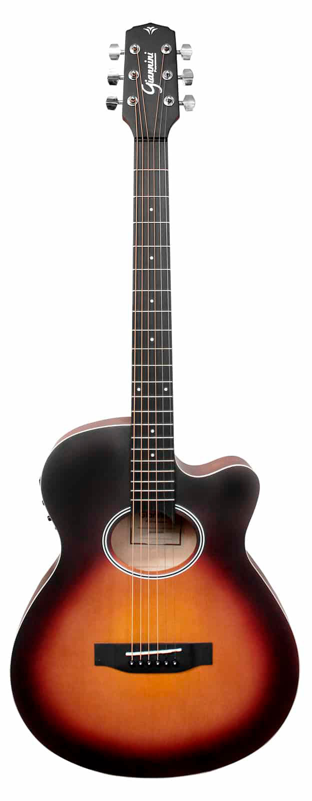 Violão Eletroacústico Aço Mini Jumbo Gsf-1d Ceq Ctsb