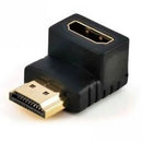 Adaptador HDMI F X HDMI M Macho 90 Graus