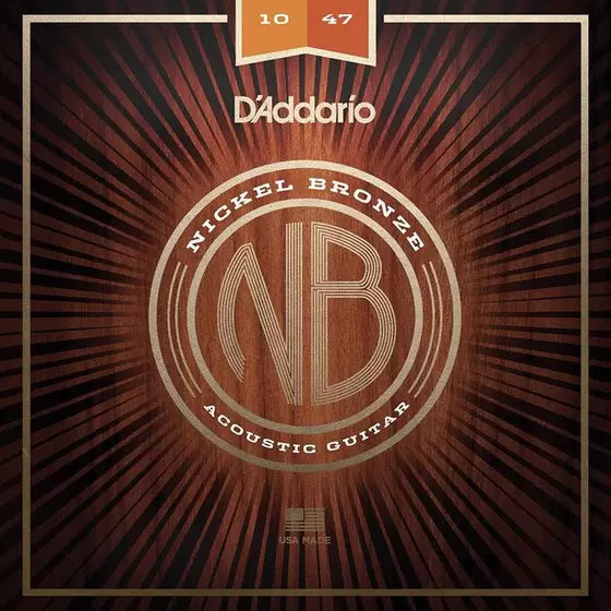 Encordoamento Violão Aço  0.10 Daddario Nickel Bronze NB1047