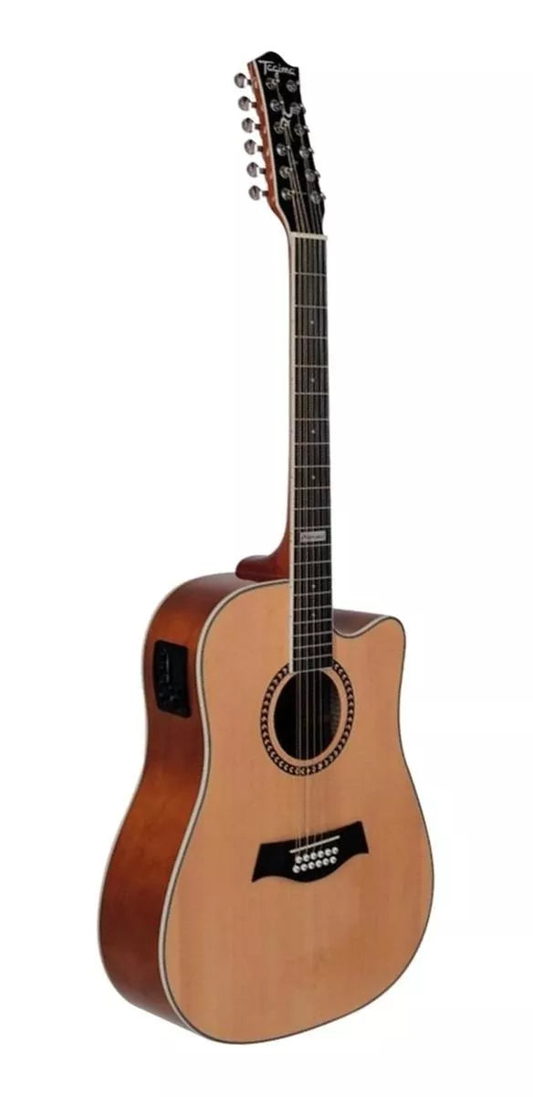 Violão Folk EQ Aço Tagima Spruce Aghatis Kansas Xii Nt