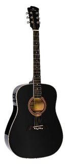 Violão Eletrico De Aço Michael Folk VMF 360 BK Preto (SALDO)