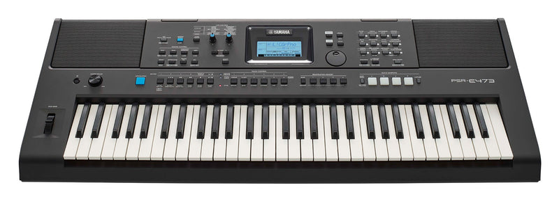 Teclado Yamaha PSR E473 Arranjador 61 Teclas Preto Bivolt