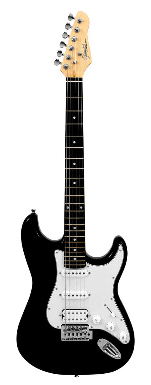 Guitarra Stratocaster Giannini G-101 Bk/Wh GGX-1H