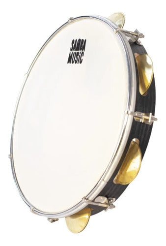 Pandeiro Profissional Samba Music Pd-10 Phx 10 Madeira