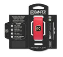 Abafador Damper Md de Couro Vermelho Dsmd04