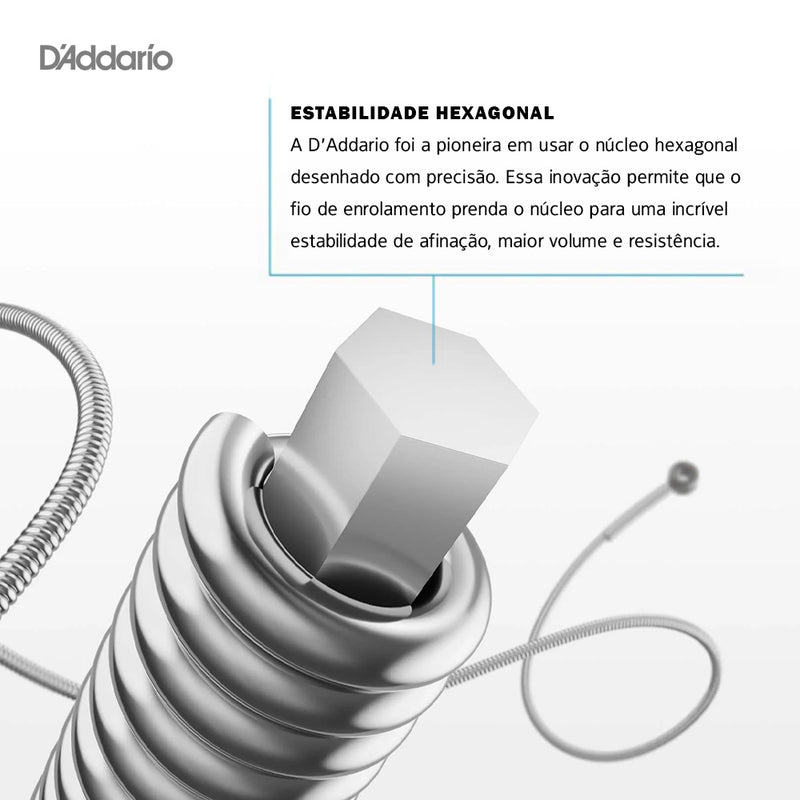 Encord Violão Aço .011 Corda Extra PL011 D Addario EZ910-B