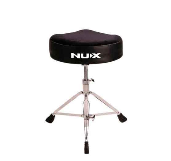 Banco de Bateria Profissional Acolchoado Em Aço Nux NDT-03