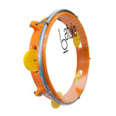 Pandeiro 8 Abs Junior Pele Cristal Batuka Laranja