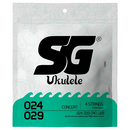 Encordoamento de Ukulele Nylon Concert 0.024 - 0.029 SG