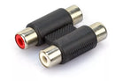 Plug Adaptador 2JRCA x 2JRCA Preto