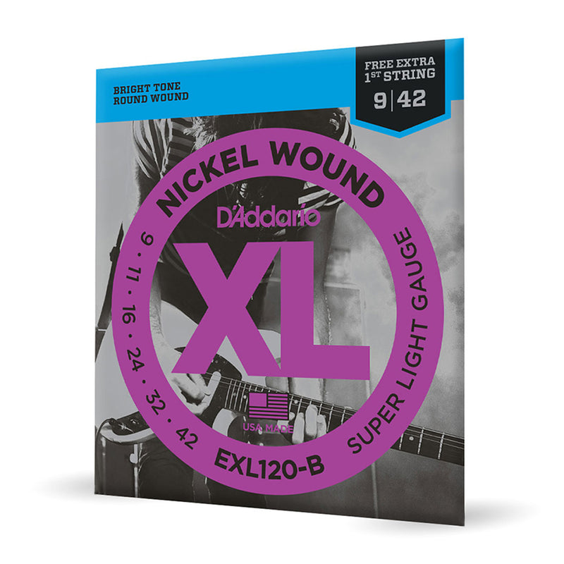 Encord Guitarra .009 Corda Extra PL009 D Addario EXL120-B