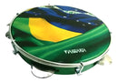Pandeiro Vanguard ABS 10 Verde Pele Leitosa Bandeira