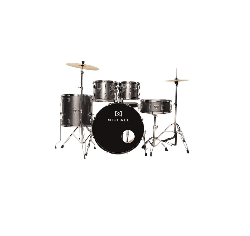Bateria Acústica Michael Trinity Dmt222 Dark Gray