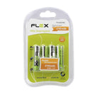 Pilha Recarregável AA 1.2v 2700mah Com 4 Unidades Flex
