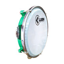 Pandeiro 8 Abs Leitosa Luen Junior Verde Platinela Inox