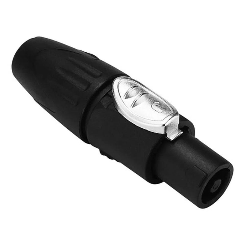 Conector Plug Speakon Devox 4 Pinos Preto
