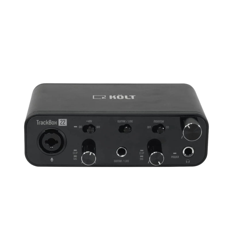 Interface De Áudio Kolt Trackbox 22 Usb-c 2 Canais