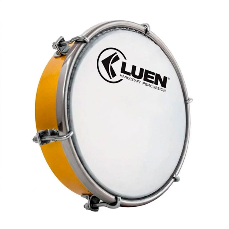 Tamborim 6 Abs Amarelo Aro Inox Crom 06 Afinação