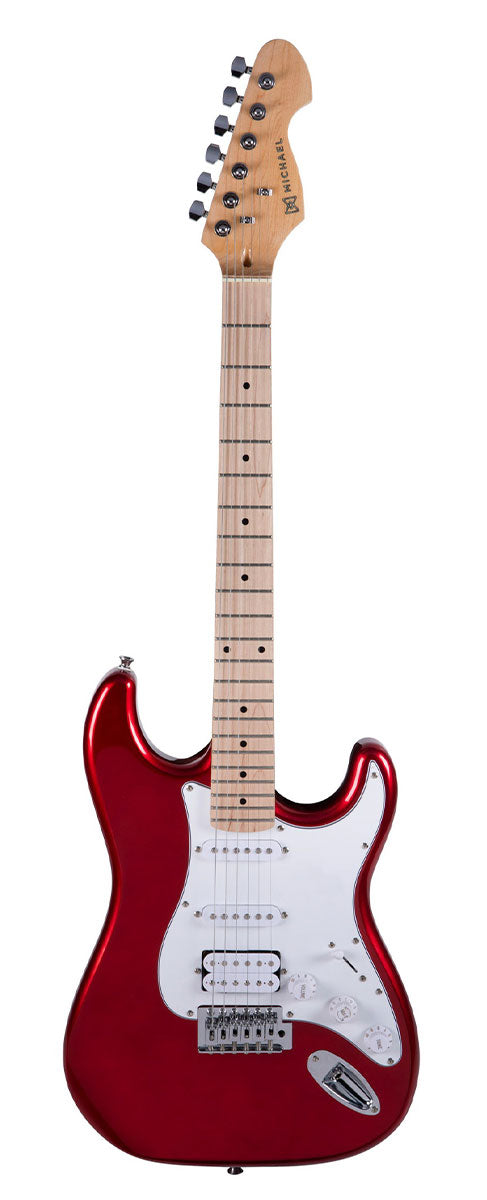 Guitarra Strato Power Advanced Michael Gm237n Metallic Red Vermelha