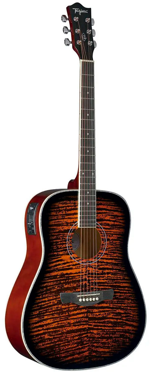 Violão Aço Tagima Eletroacústico Maragogi EQ Brown Fade