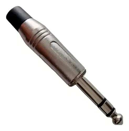 Plug P10 Estereo de Metal Profissional Mxt Niquel