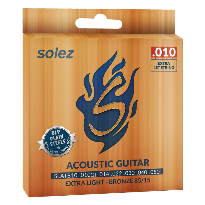 Encordoamento Solez Violao Bronze 85/15 0.010 SLATB10