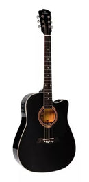 Violão Elétrico Michael Folk Cutaway Vmf361 Black (Saldo)
