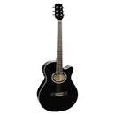 Violão Aço Eletrico Giannini Performance GSF-1D CEQ Preto