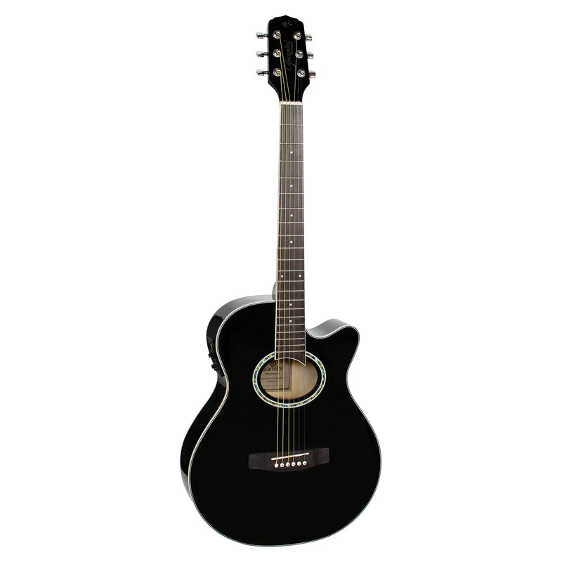 Violão Aço Eletrico Giannini Performance GSF-1D CEQ Preto
