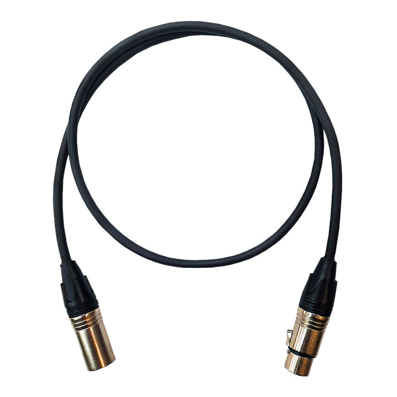 Cabo XLR(M) DLK X XLR(F) DLK Cabo Laranja 1 Metro
