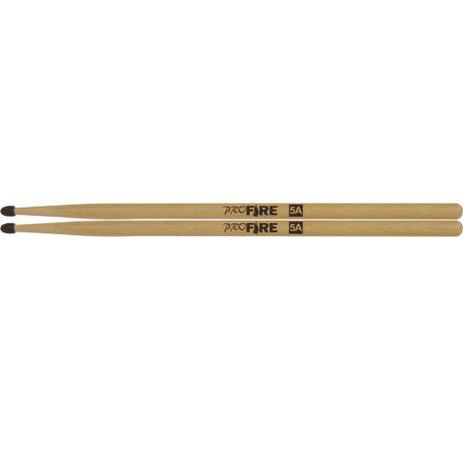 Baqueta 5A Pro Fire Spanking Maple Ponta Nylon Marfim