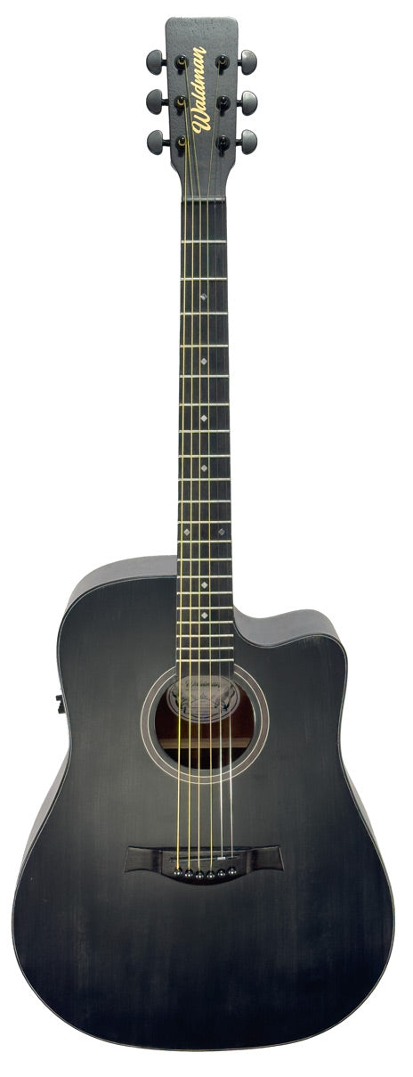 Violão Eletroacústico Aço Waldman DCEX-1041 BK W