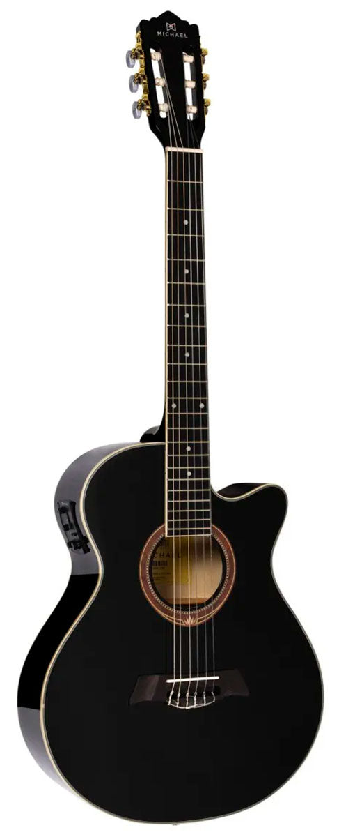 Violão De Nylon Michael VMY 340 Bk - Preto (SALDO)