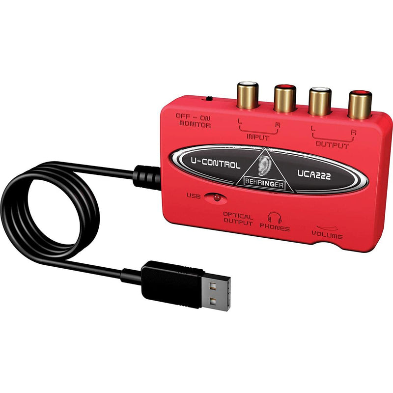 Interface de Áudio Behringer Uca 222 Profissional