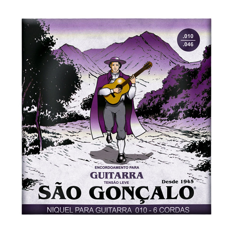 Encordoamento de Guitarra 010 Niquel São Gonçalo