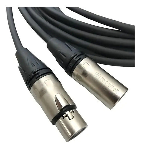 Fio Xlr Do Macho Em Fêmea Santo Angelo / Wireconex Xlr + Xlr