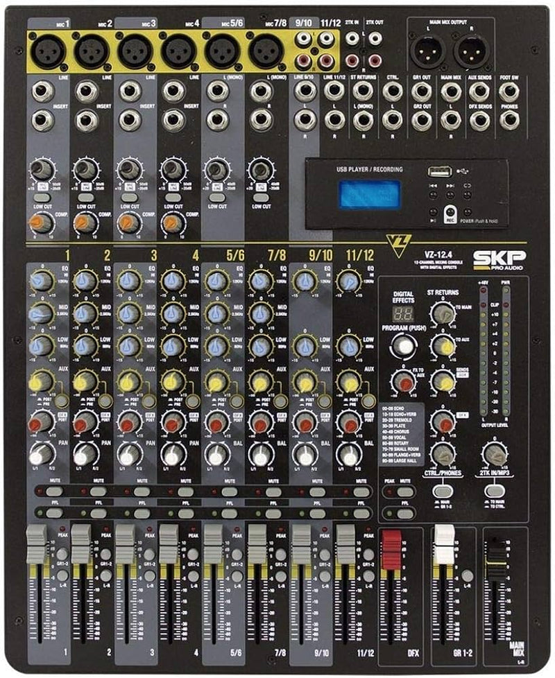 Mesa de Som 12 Canais VZ-12.4 SKP (Usada)