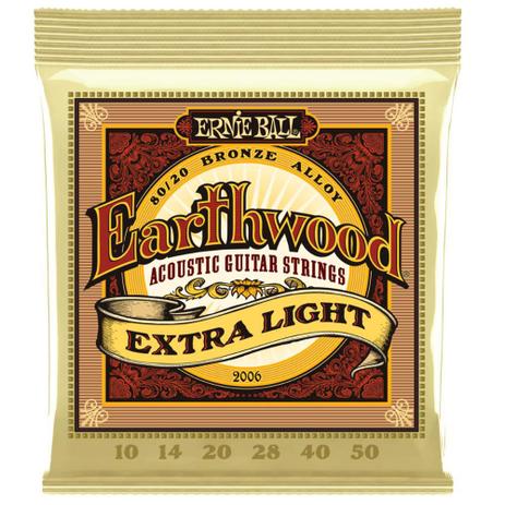 Encordoamento Earthwood 80/20 Violão 010 Ernie Ball P02006