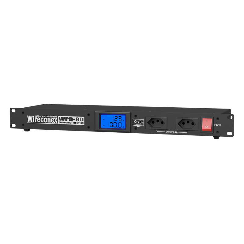 Régua de Energia Wireconex WPD 8D Preto