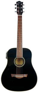 Violão Eletroacústico Baby Eq Aço Walnut Ws-40 Bk Tagima