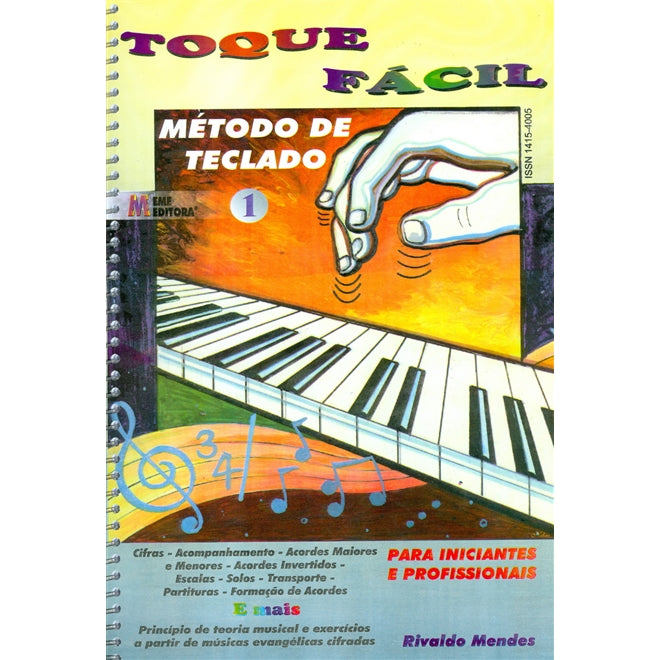 Toque Fácil - Método De Teclado 1 Eme Editora