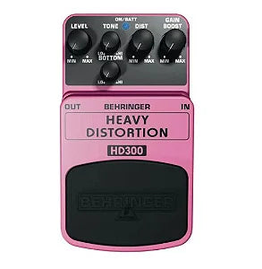 Pedal para Guitarra Behringer Heavy Distortion HD300