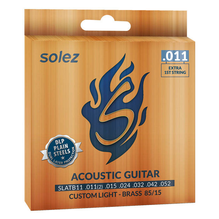 Encordoamento Solez Violao Bronze 85/15 0.011 SLATB11
