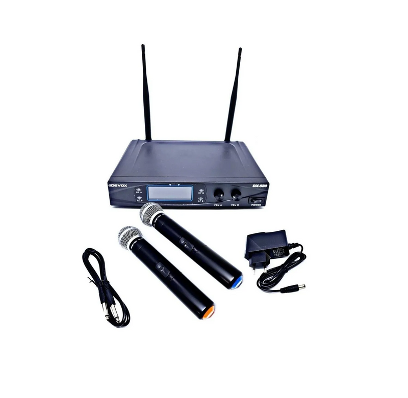 Microfone Sem Fio Profissional Devox DX-580