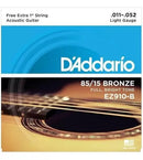SP064 - Encordoamento para Violão Aço Daddario 011 EZ910-B (Exclusivo Studio Peek)