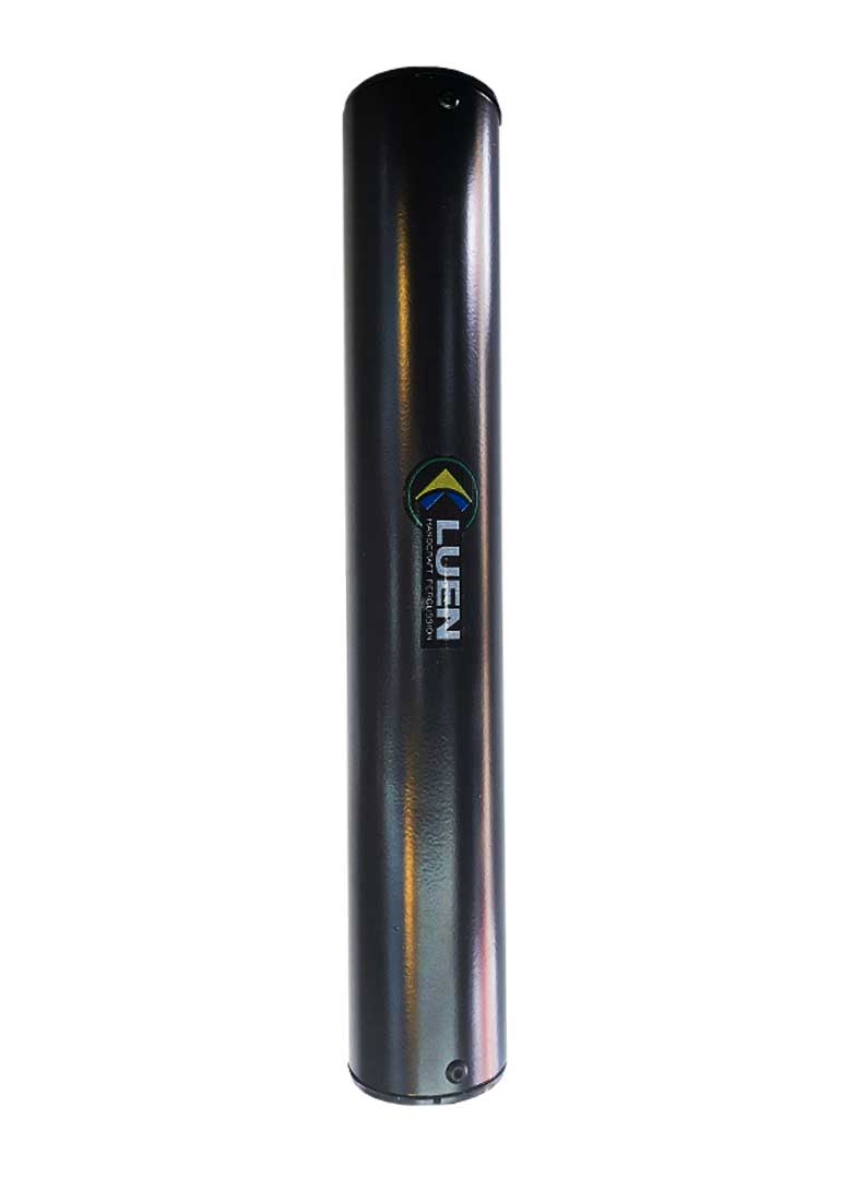 Ganzá Luen Chocalho Alumínio Grande 30 cm Color Preto