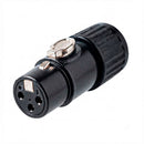 Conector XRL Fêmea Low Profile Rack, Profissional, XLP-3F