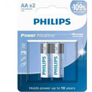 Pilha Alcalina AA 1.5v Com 2 Unidades Philips LR6P2B/59