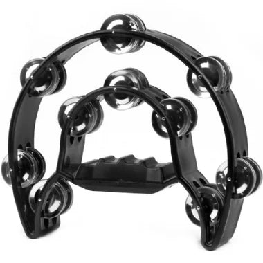 Pandeiro Meia Lua Premium Tb10 Preto