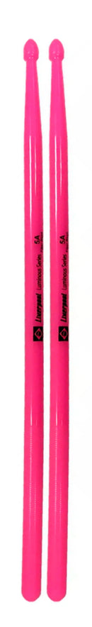 Baqueta Liverpool Luminous Fiber Neon Pink 5A Fluorescente